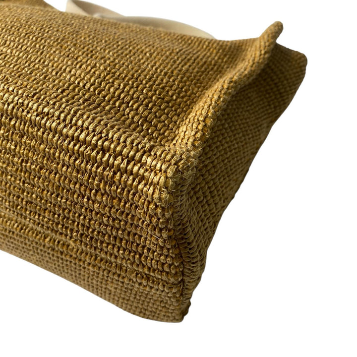 マルニ MARNI ラフィア キャンバス 2way ショルダーバッグ ハンドバッグ レディース