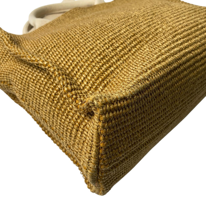 マルニ MARNI ラフィア キャンバス 2way ショルダーバッグ ハンドバッグ レディース