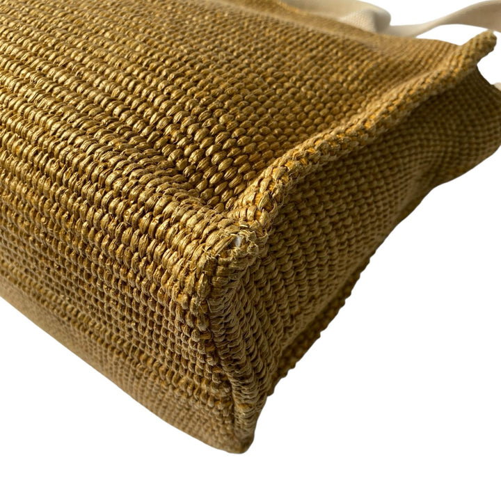 マルニ MARNI ラフィア キャンバス 2way ショルダーバッグ ハンドバッグ レディース