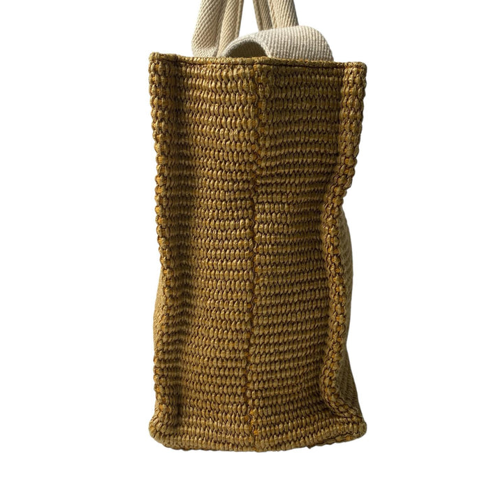 マルニ MARNI ラフィア キャンバス 2way ショルダーバッグ ハンドバッグ レディース