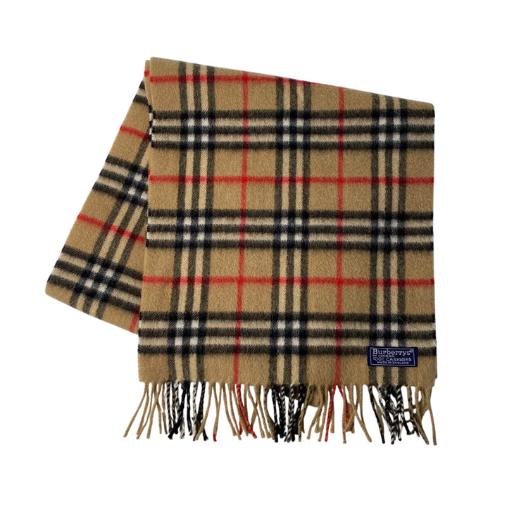 バーバリー Burberry ノバチェック柄 マフラー カシミヤ レディース