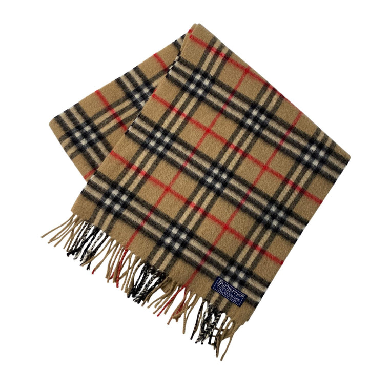 バーバリー Burberry ノバチェック柄 マフラー カシミヤ レディース