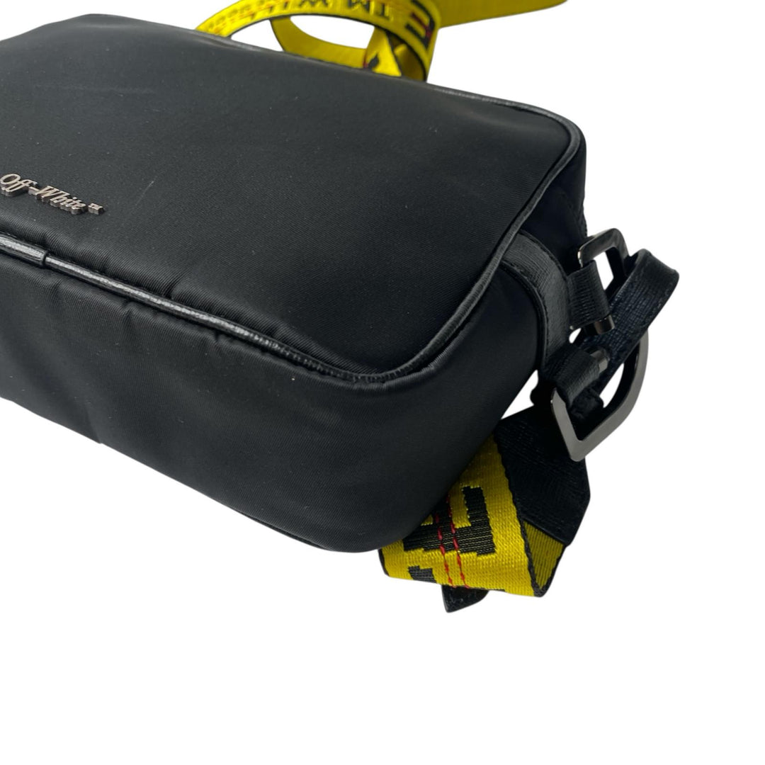 美品 オフホワイト off-white メンズ ショルダーバッグ カメラバッグ 斜めがけ クロスボディ