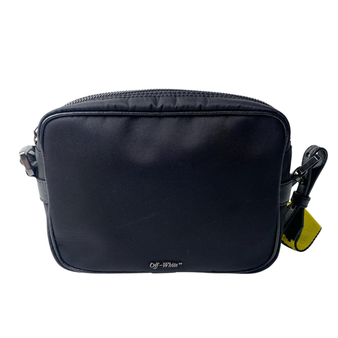 美品 オフホワイト off-white メンズ ショルダーバッグ カメラバッグ 斜めがけ クロスボディ