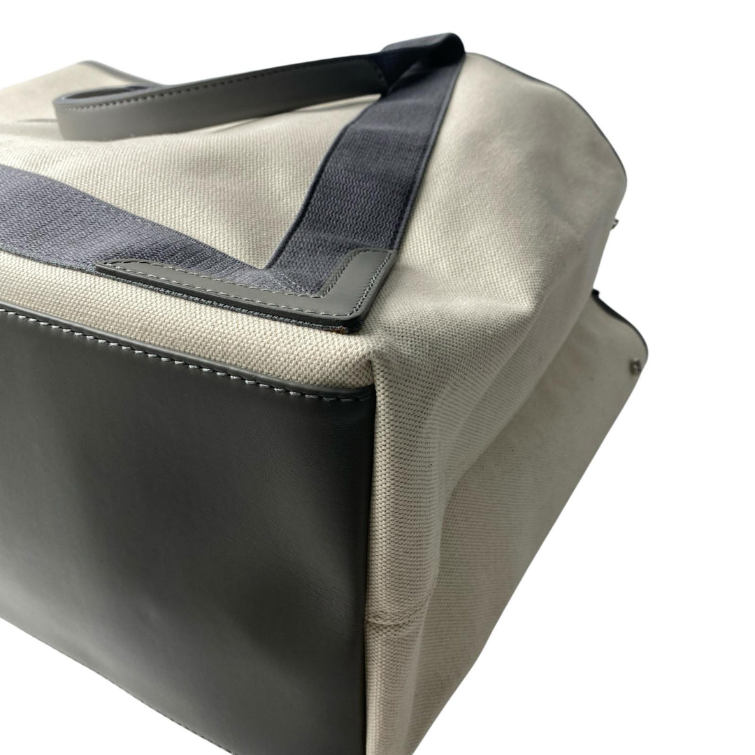 美品 バレンシアガ BALENCIAGA レディース ネイビーカバス M トートバッグ 339936.9285.V.002123