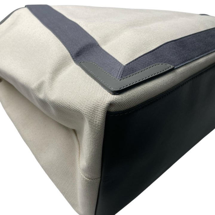 美品 バレンシアガ BALENCIAGA レディース ネイビーカバス M トートバッグ 339936.9285.V.002123