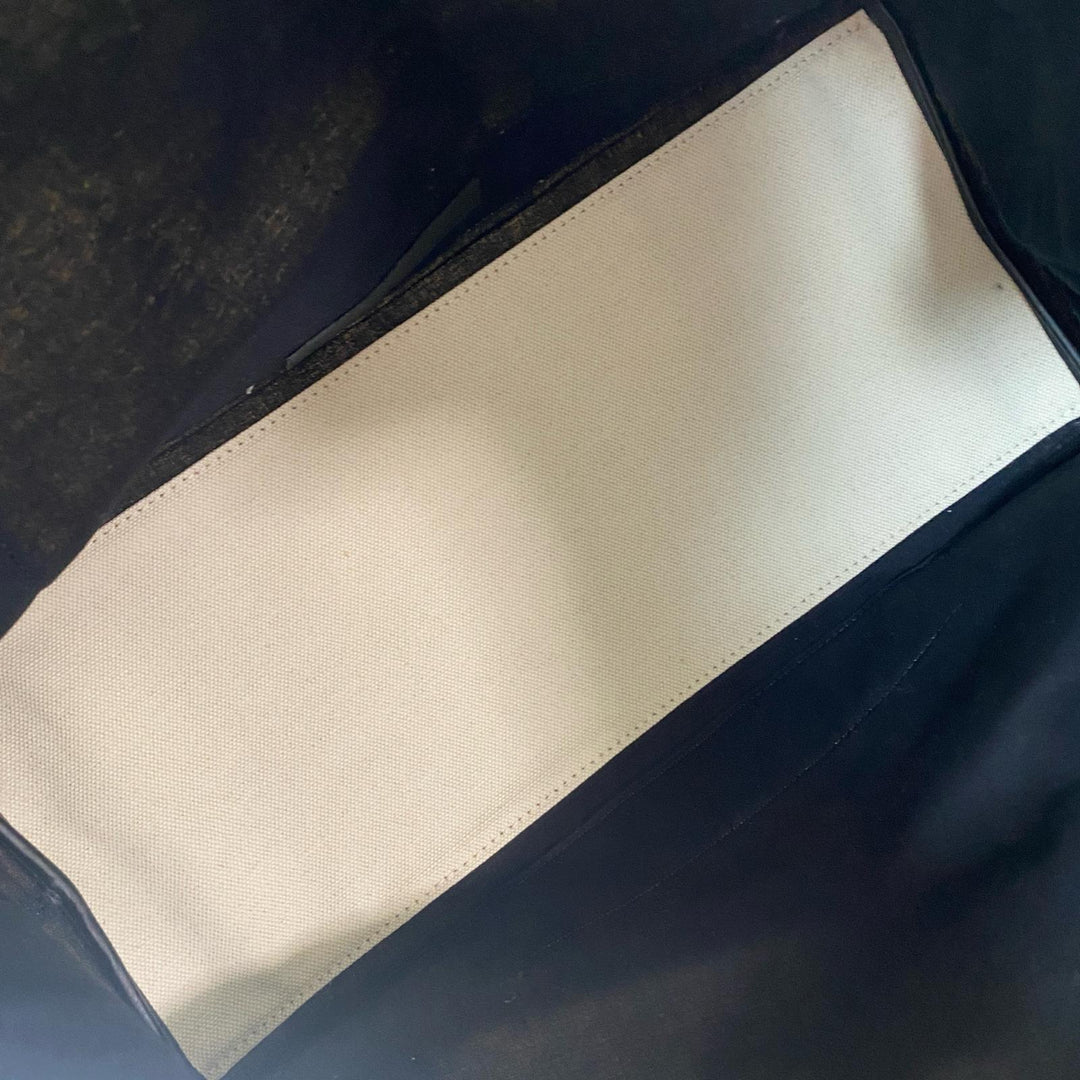 美品 バレンシアガ BALENCIAGA レディース ネイビーカバス M トートバッグ 339936.9285.V.002123