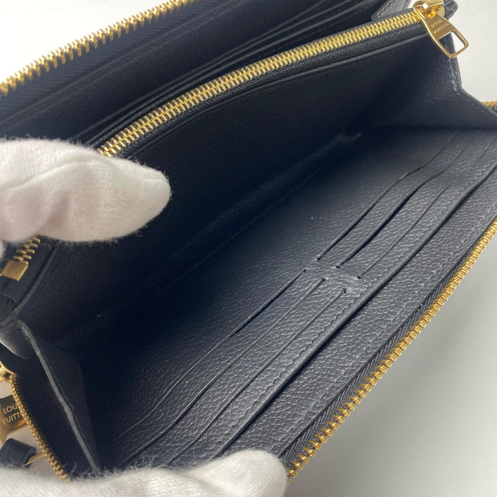 美品 ルイ ヴィトン LOUIS VUITTON ジッピーウォレット アンプラント RFID M80481 レディース