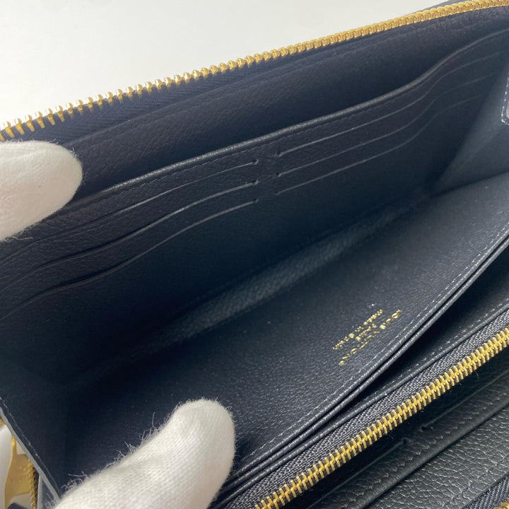 美品 ルイ ヴィトン LOUIS VUITTON ジッピーウォレット アンプラント RFID M80481 レディース