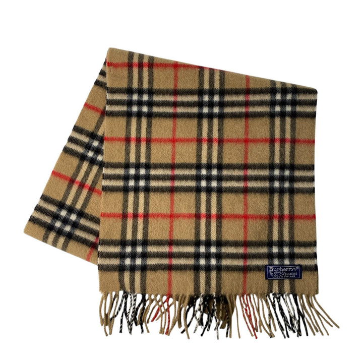 バーバリー Burberry ノバチェック柄 マフラー カシミヤ レディース