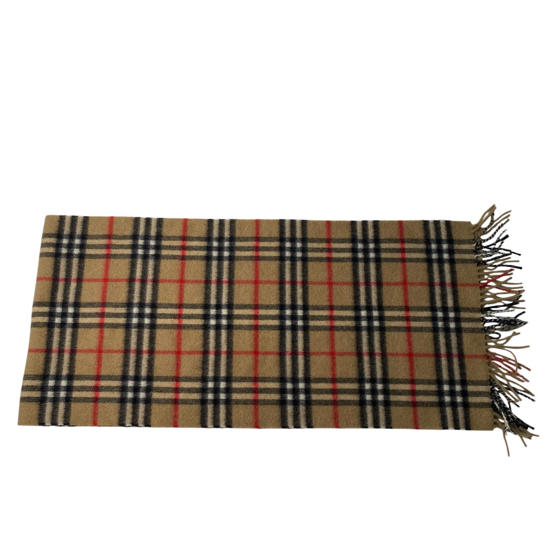 バーバリー Burberry ノバチェック柄 マフラー カシミヤ レディース