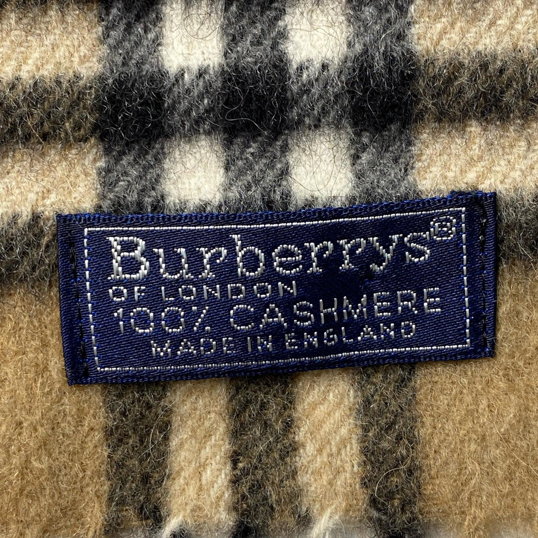 バーバリー Burberry ノバチェック柄 マフラー カシミヤ レディース