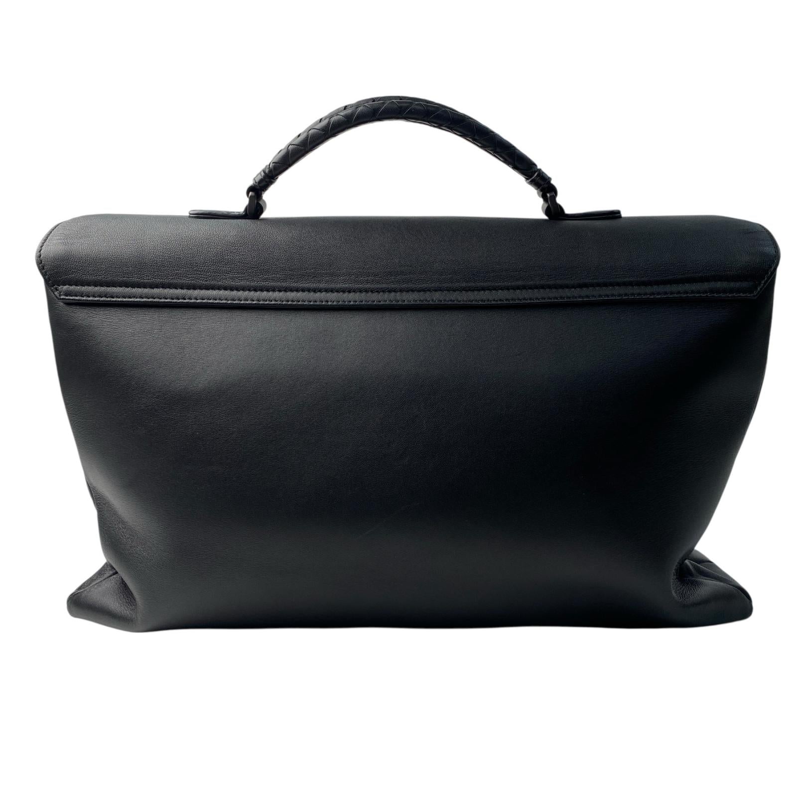 ボッテガヴェネタ ビジネスバッグ イントレチャート 黒 ブリーフケース ボッテガヴェネタ BOTTEGA VENETA ビジネスバッグ ブリーフケース
