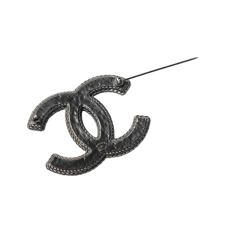 美品 シャネル CHANEL ココマーク ツイードブローチ B13A レディース