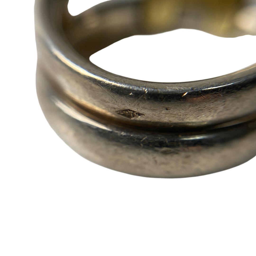 エルメス HERMES オランプ リング #51 約10号 Au750 Ag925 レディース