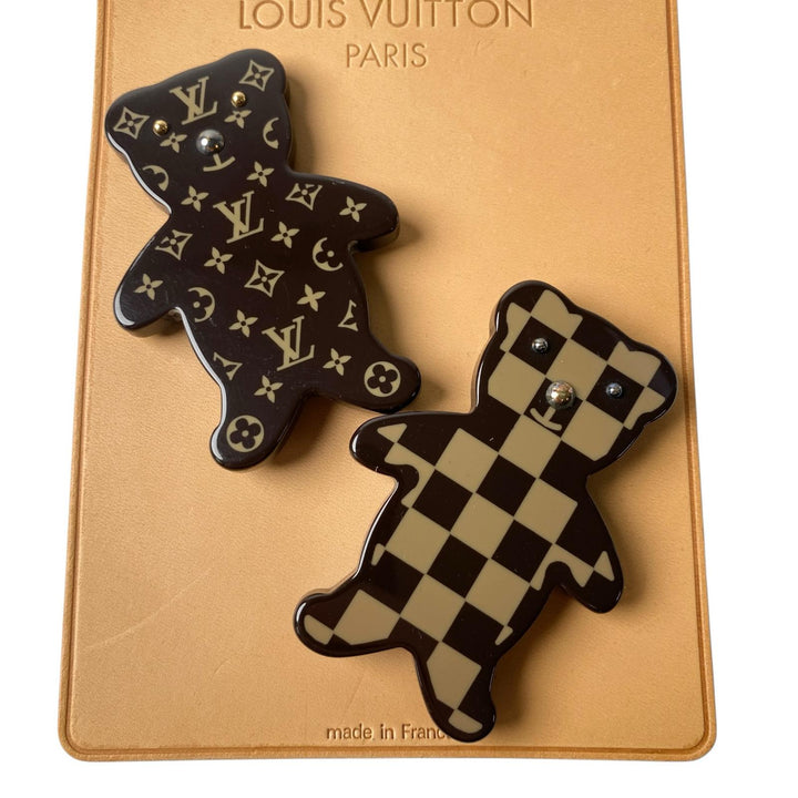 ルイ・ヴィトン LOUIS VUITTON ブロッシュ・ヌヌールス テディベア ブローチ M64939 FL0035 レディース