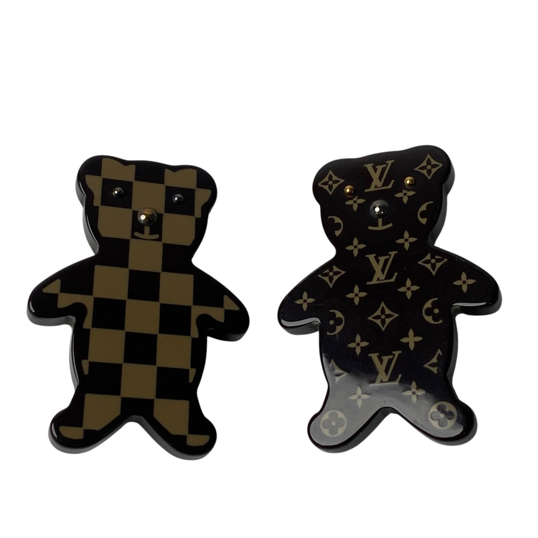 ルイ・ヴィトン LOUIS VUITTON ブロッシュ・ヌヌールス テディベア ブローチ M64939 FL0035 レディース