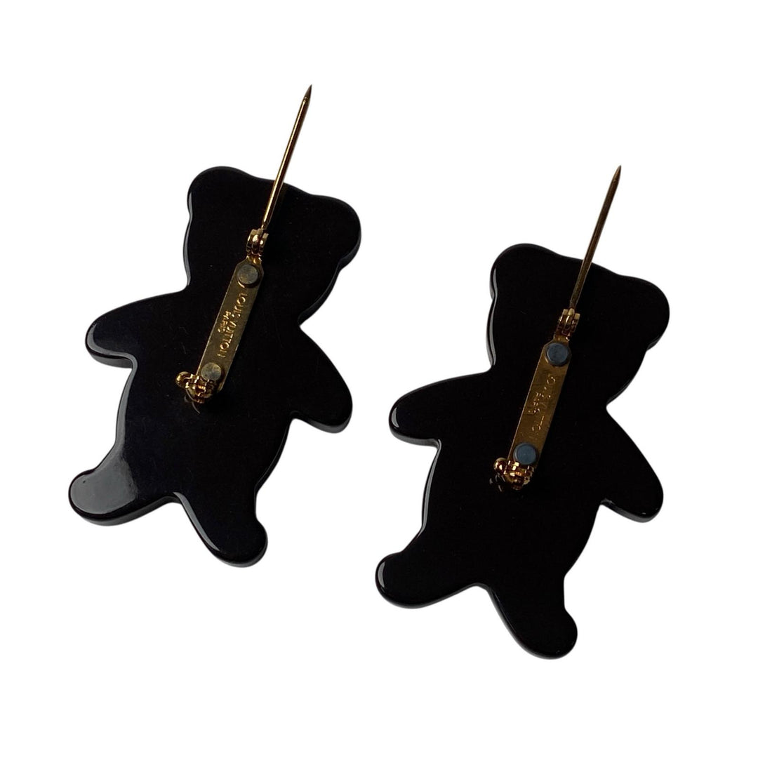 ルイ・ヴィトン LOUIS VUITTON ブロッシュ・ヌヌールス テディベア ブローチ M64939 FL0035 レディース