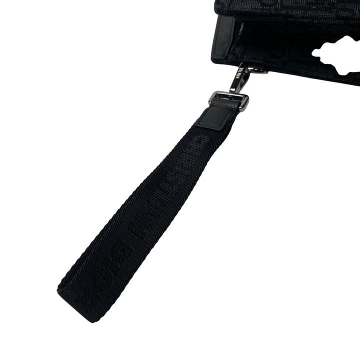 未使用 ディオール DIOR オブリーク トロッター トライアングル A5 クラッチバッグ メンズ