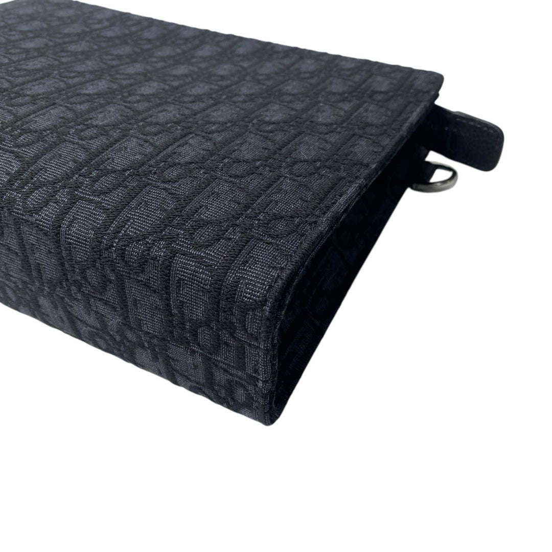 未使用 ディオール DIOR オブリーク トロッター トライアングル A5 クラッチバッグ メンズ