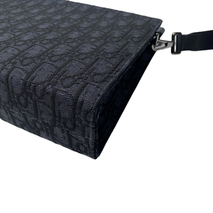 未使用 ディオール DIOR オブリーク トロッター トライアングル A5 クラッチバッグ メンズ