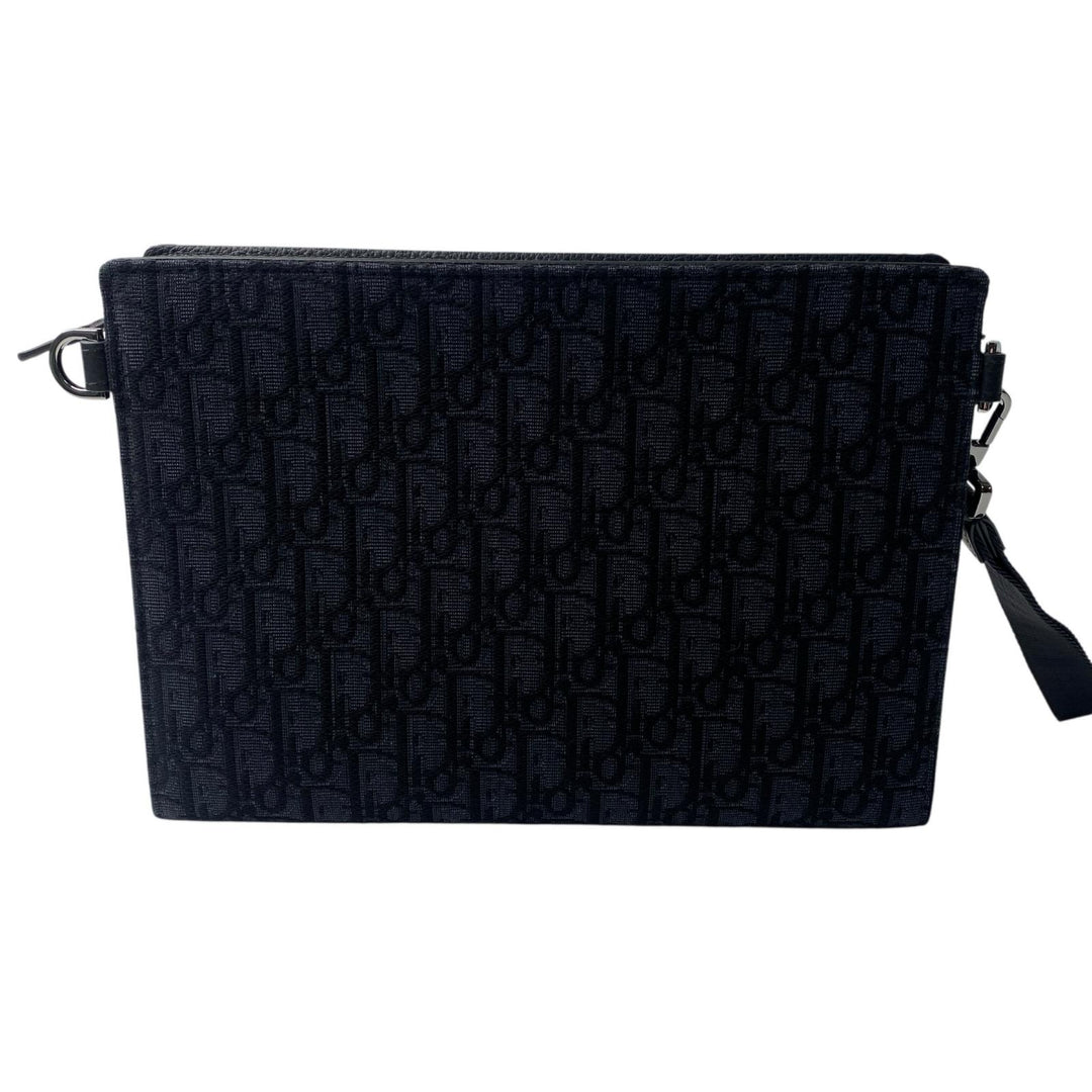 未使用 ディオール DIOR オブリーク トロッター トライアングル A5 クラッチバッグ メンズ