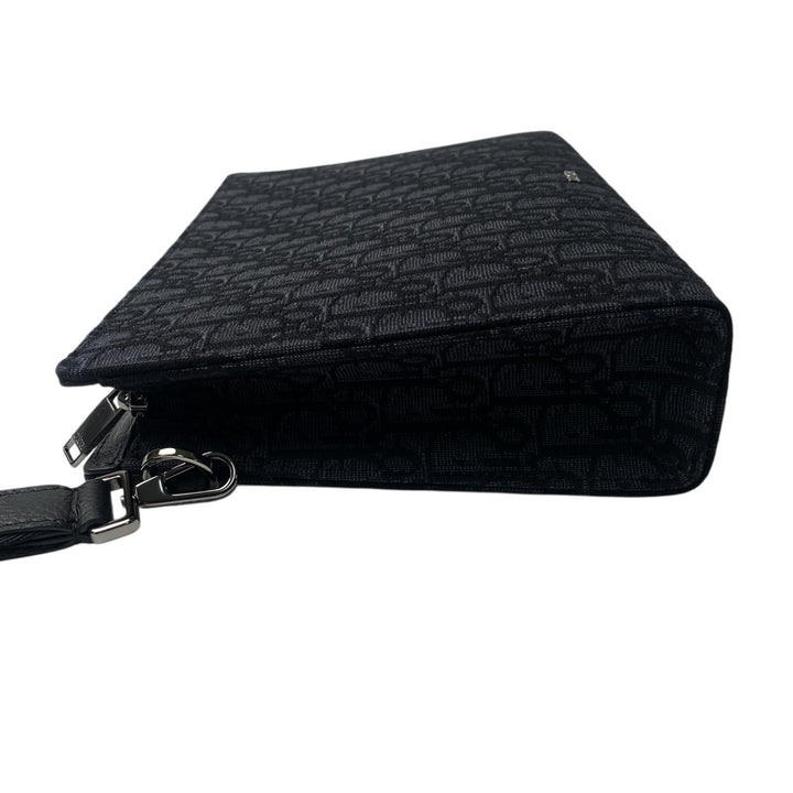 未使用 ディオール DIOR オブリーク トロッター トライアングル A5 クラッチバッグ メンズ