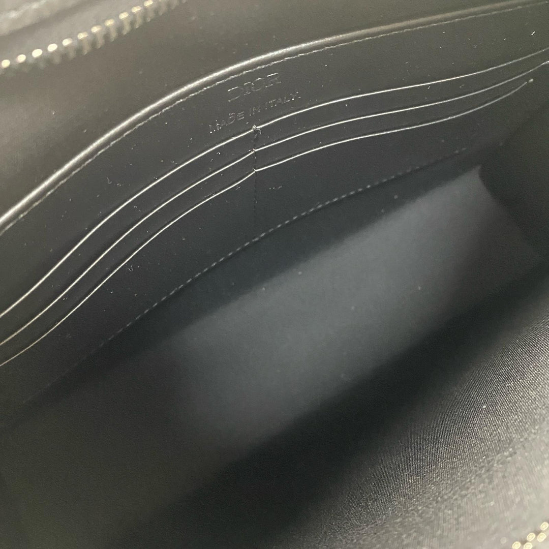 未使用 ディオール DIOR オブリーク トロッター トライアングル A5 クラッチバッグ メンズ