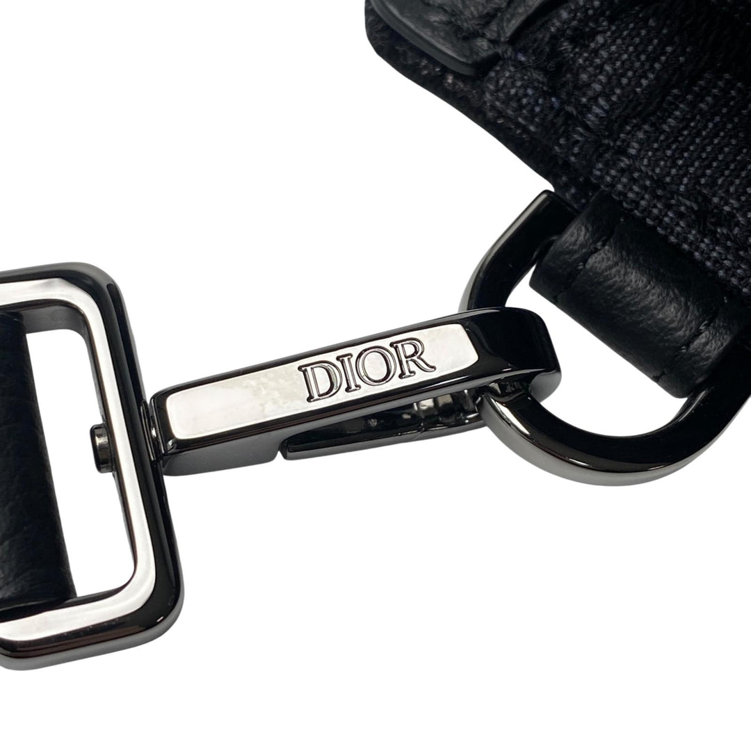 未使用 ディオール DIOR オブリーク トロッター トライアングル A5 クラッチバッグ メンズ