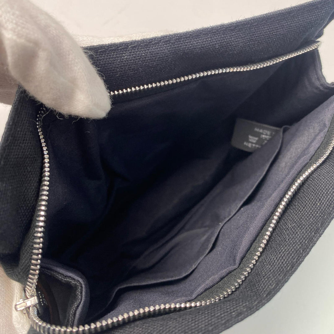 美品 エルメス HERMES ドーヴィル ポーチ ブラック 黒　レディース