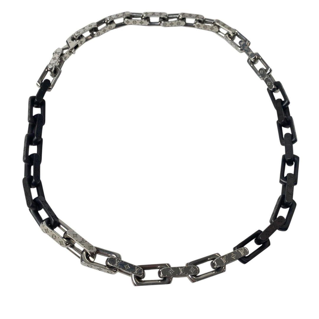 ルイヴィトン LOUIS VUITTON モノグラム チェーンネックレス M00677 LE5204 メンズ