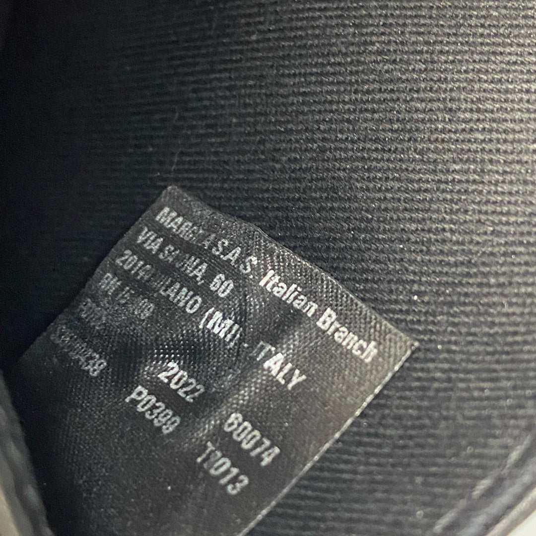 メゾンマルジェラ Maison Margiela 二つ折り財布 ブラック メンズ