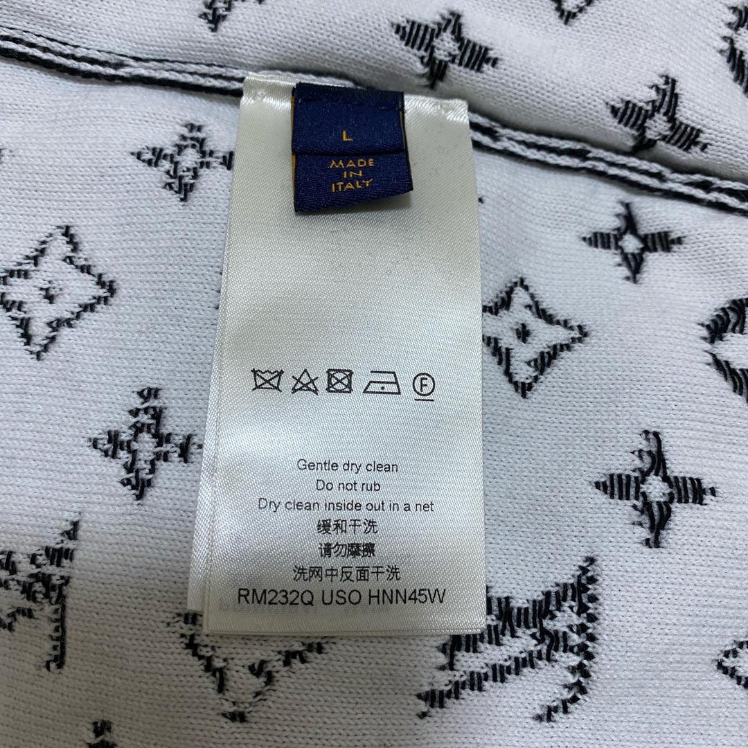 未使用 ルイヴィトン LOUIS VUITTON モノグラム グラディエントフーディ #L メンズ