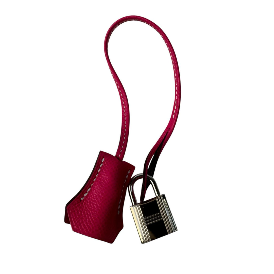 未使用 エルメス HERMES カデナ ローズティリアン 32番 鍵2本 クロシェット レディース