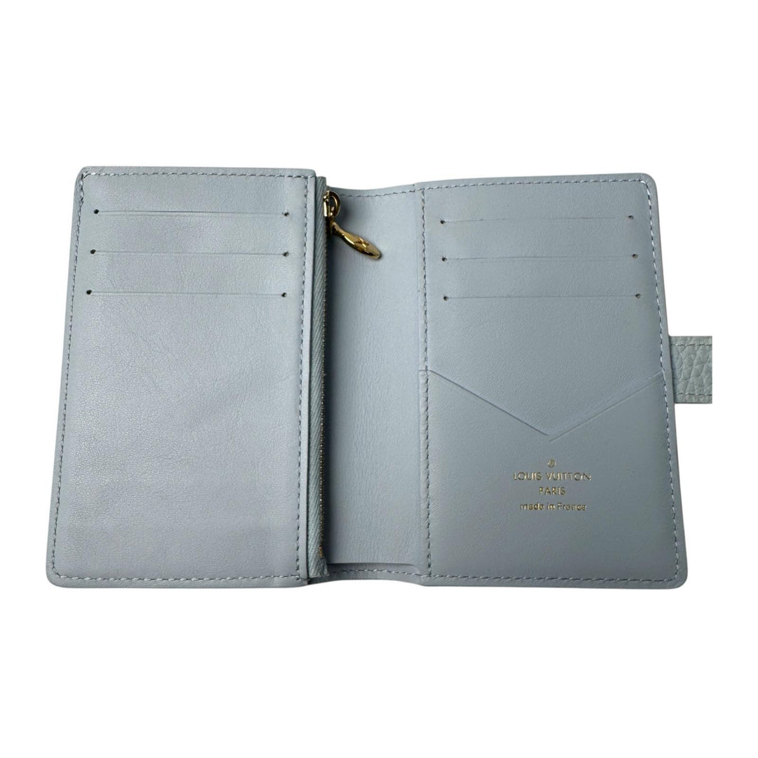 ルイヴィトン LOUIS VUITTON ヴェルティカルコンパクトウォレット カプシーヌ 二つ折り財布 M83572 IC レディース