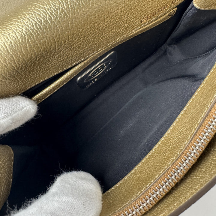 トッズ TOD's ダブルT チェーンショルダーバッグ レディース