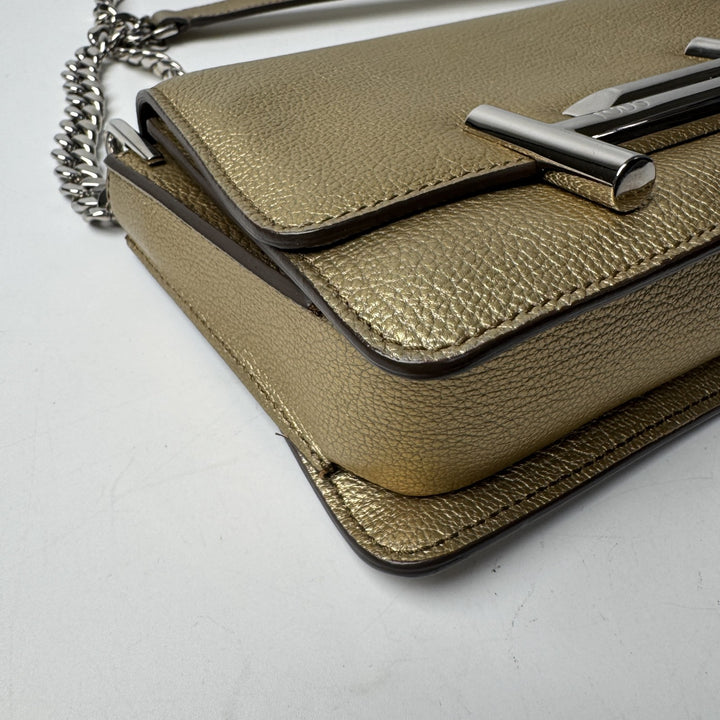 トッズ TOD's ダブルT チェーンショルダーバッグ レディース