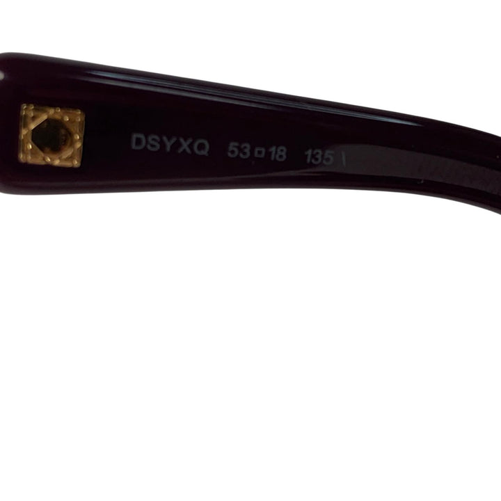 美品 ディオール DIOR サングラス サイドロゴ 度なし レディース