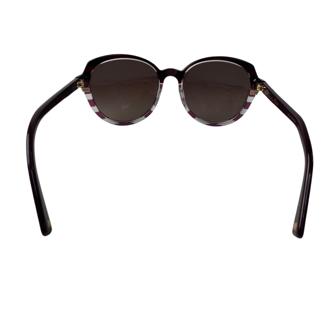 美品 ディオール DIOR サングラス サイドロゴ 度なし レディース