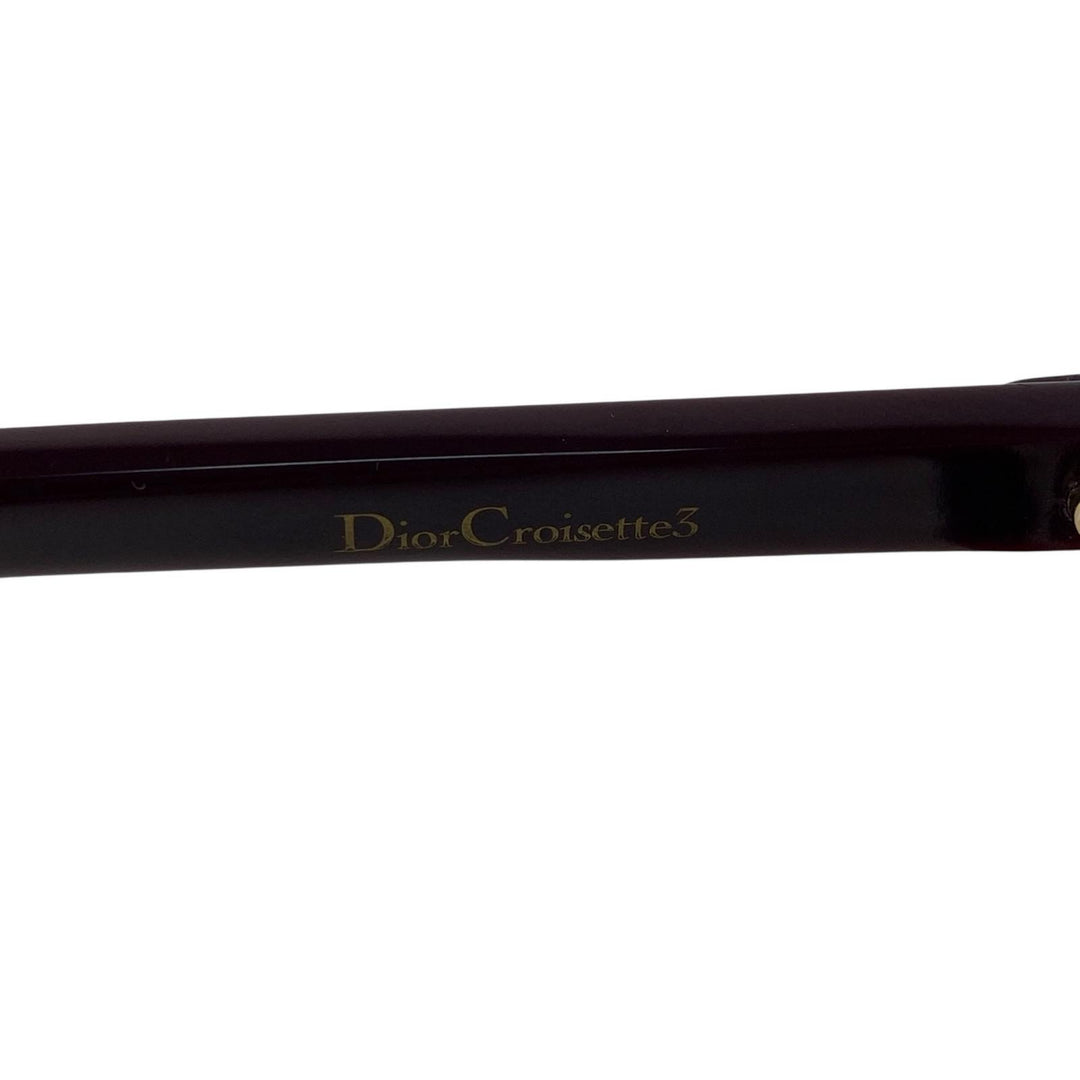 美品 ディオール DIOR サングラス サイドロゴ 度なし レディース