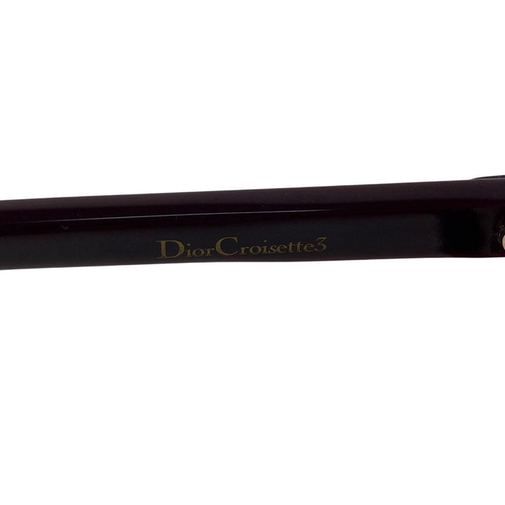 美品 ディオール DIOR サングラス サイドロゴ 度なし レディース