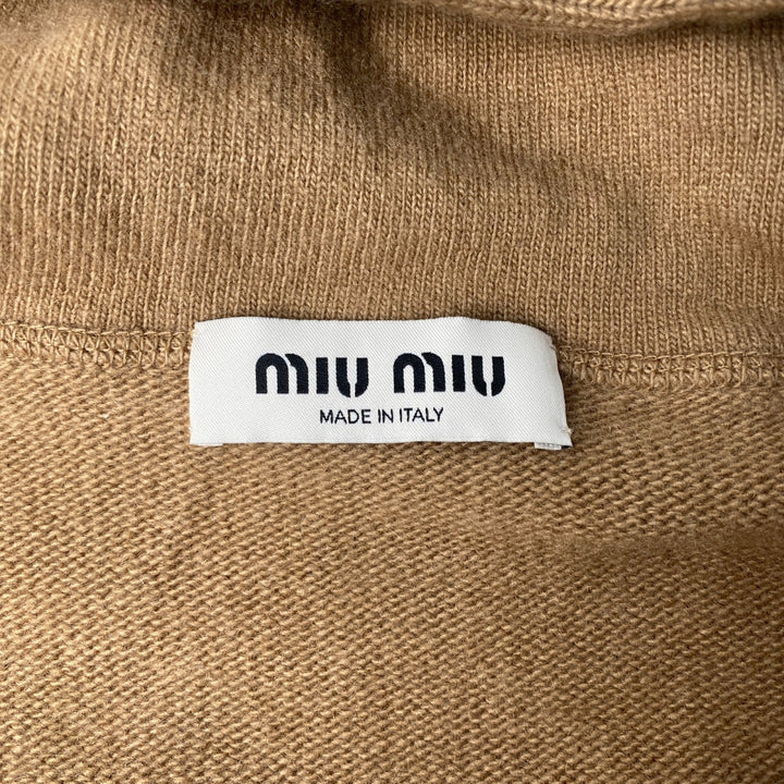 ミュウミュウ MIUMIU 現行モデル ウール セットアップ パーカー♯38 パンツ♯36 レディース