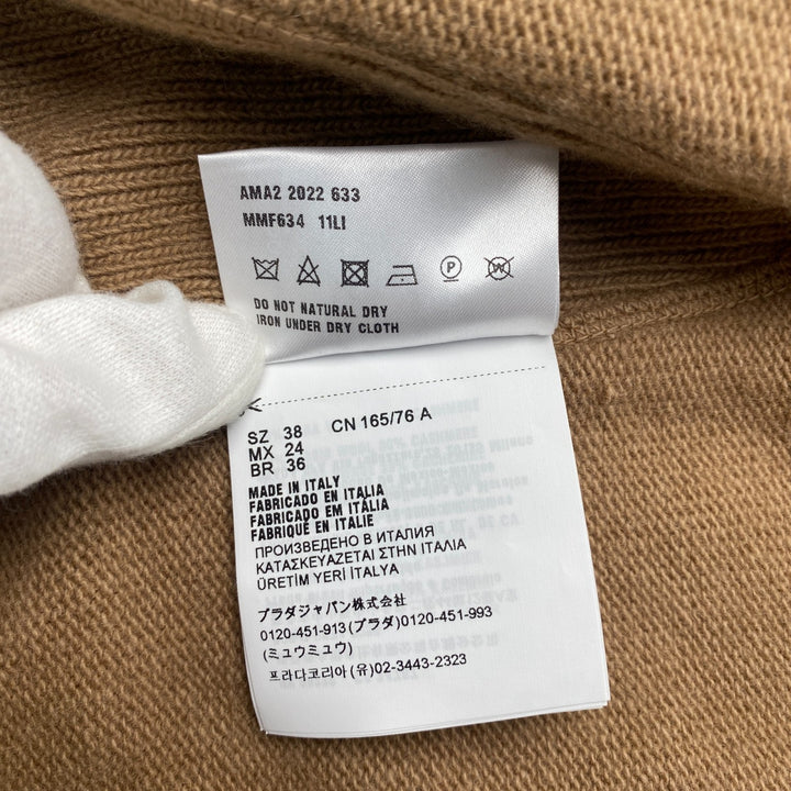 ミュウミュウ MIUMIU 現行モデル ウール セットアップ パーカー♯38 パンツ♯36 レディース