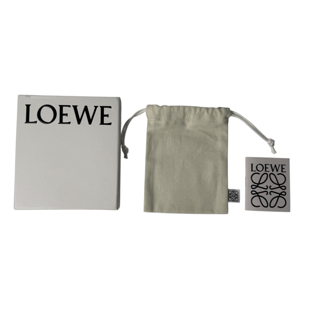 美品 ロエベ LOEWE アナグラム バッグ チャーム ゴールド レディース