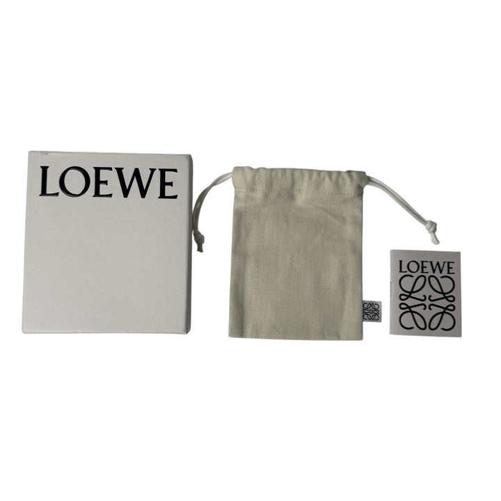 美品 ロエベ LOEWE アナグラム バッグ チャーム ゴールド レディース