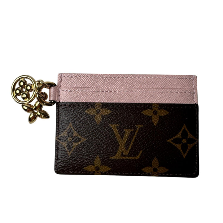 美品 ルイ ヴィトン LOUIS VUITTON ポルト カルト LV チャーム カードケース M82739 IC レディース