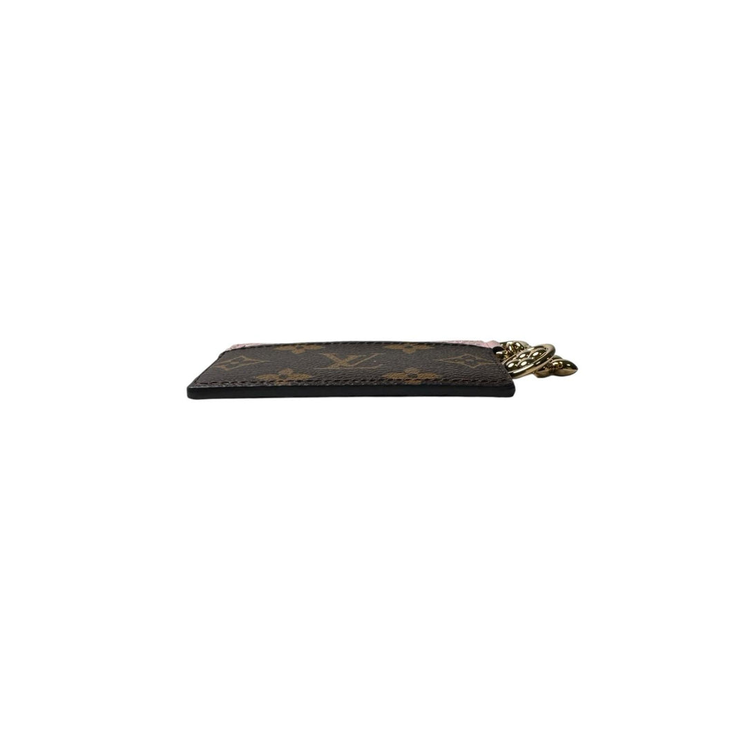 美品 ルイ ヴィトン LOUIS VUITTON ポルト カルト LV チャーム カードケース M82739 IC レディース