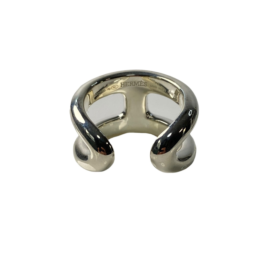 未使用 エルメス HERMES レディース オスモズリング PM Ag925 25BD 約14号