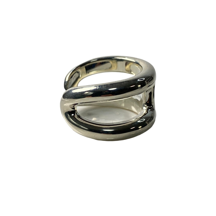 未使用 エルメス HERMES レディース オスモズリング PM Ag925 25BD 約14号