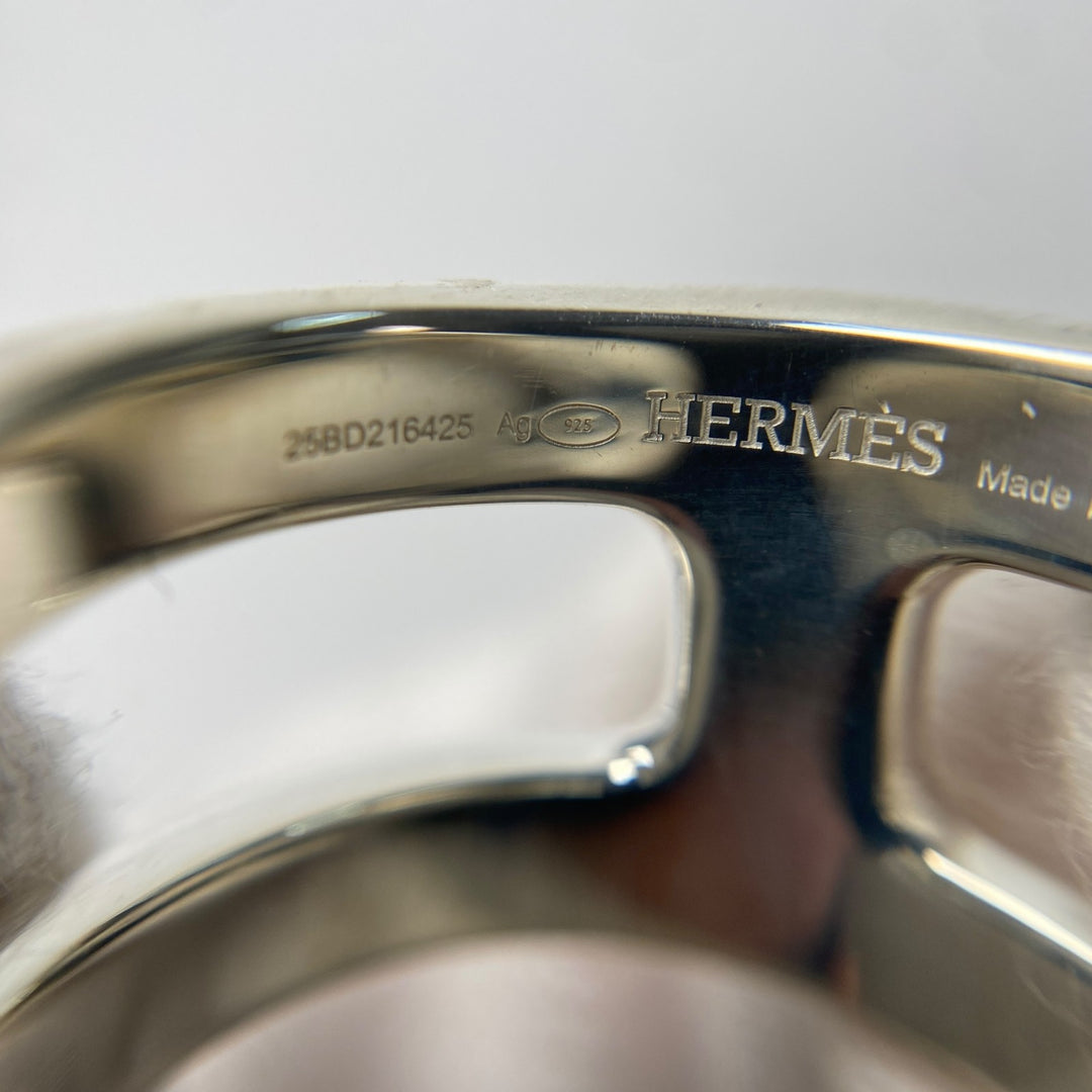 未使用 エルメス HERMES レディース オスモズリング PM Ag925 25BD 約14号